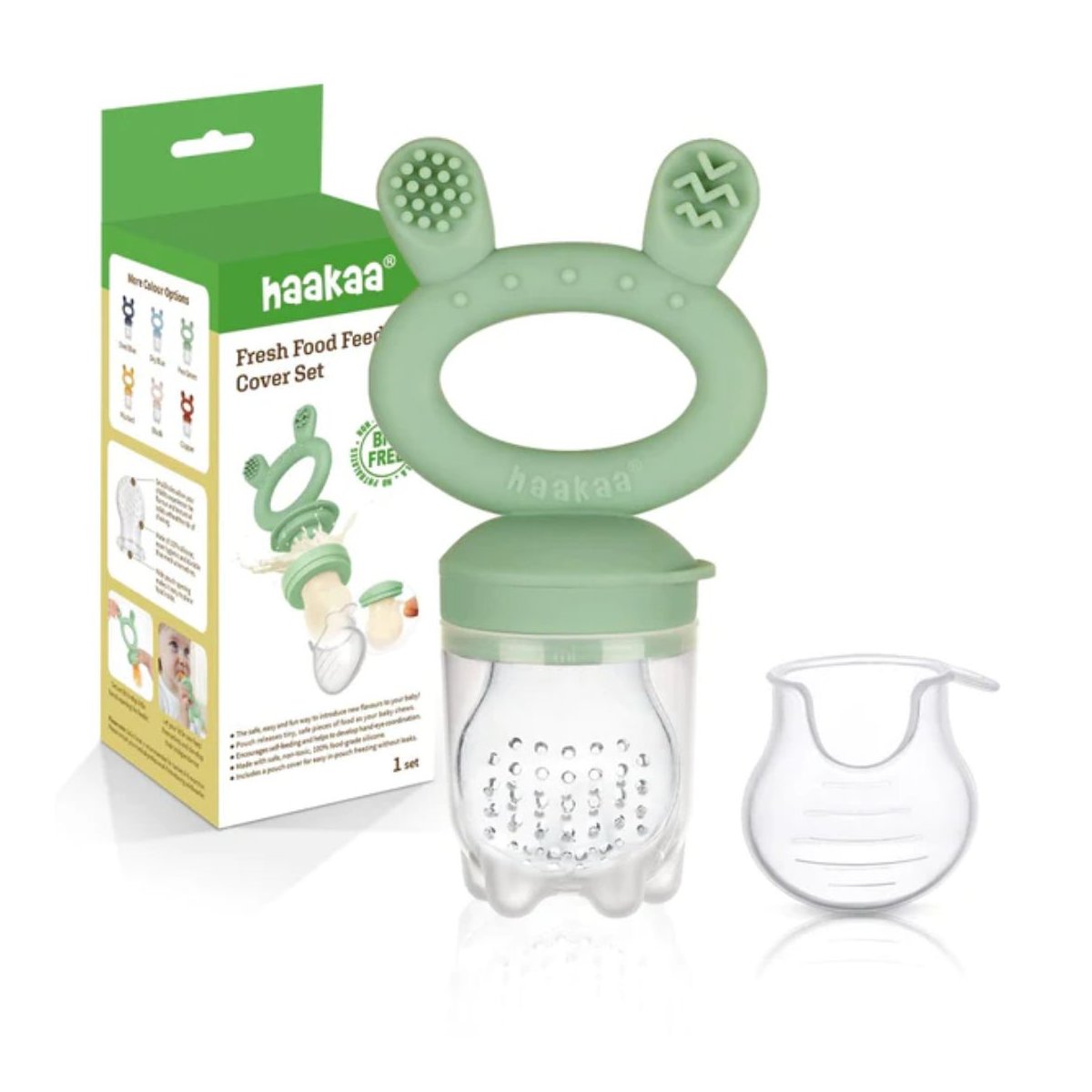 Fresh Food Teether Feeder - Pea Green