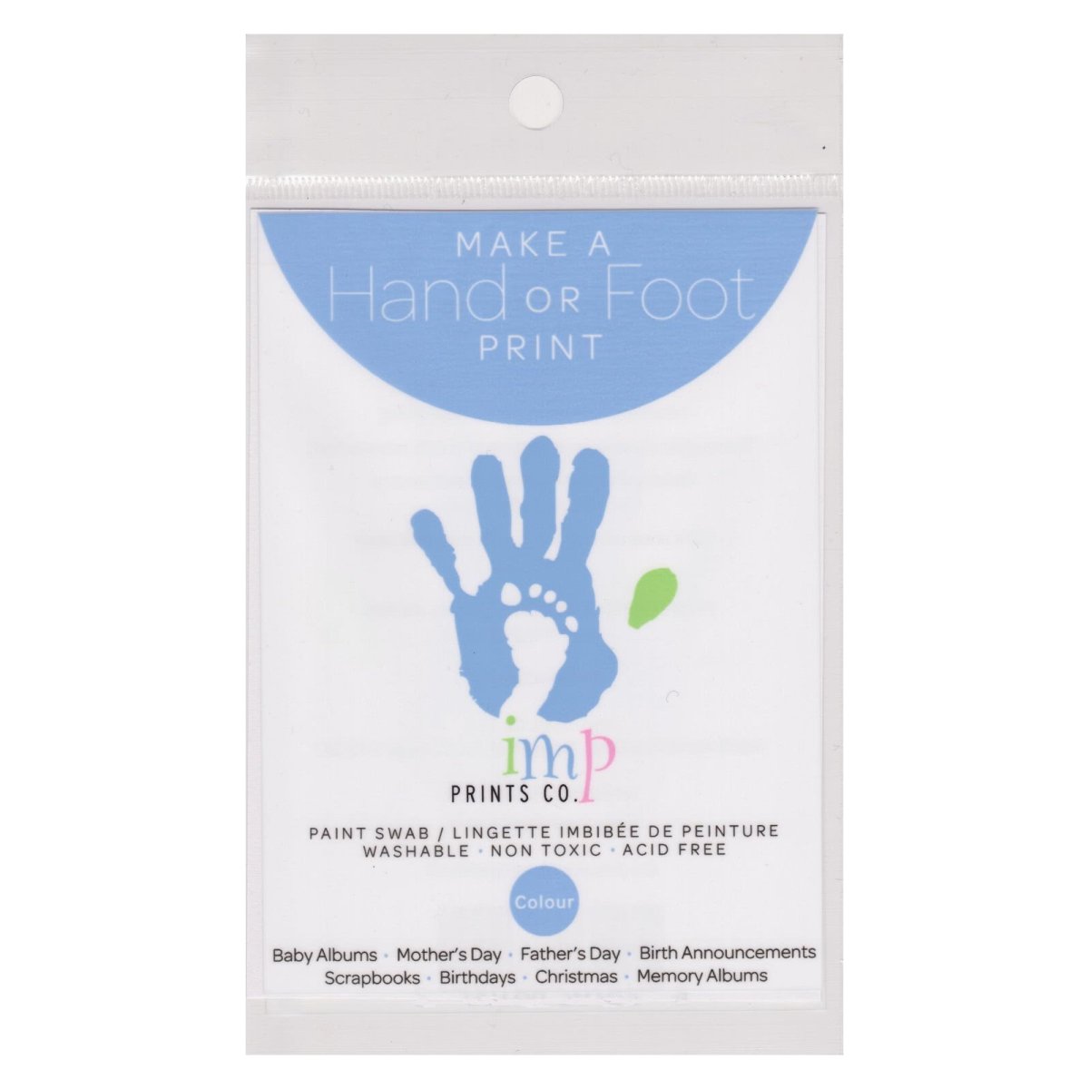 Hand/Foot Paint Swab - Blue
