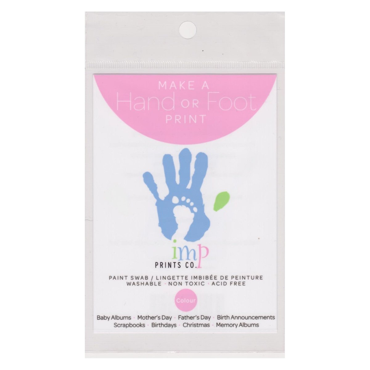 Hand/Foot Paint Swab - Pink