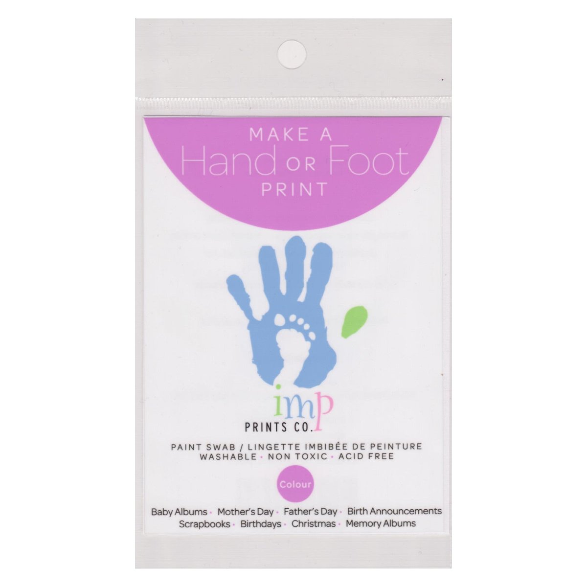 Hand/Foot Paint Swab - Purple