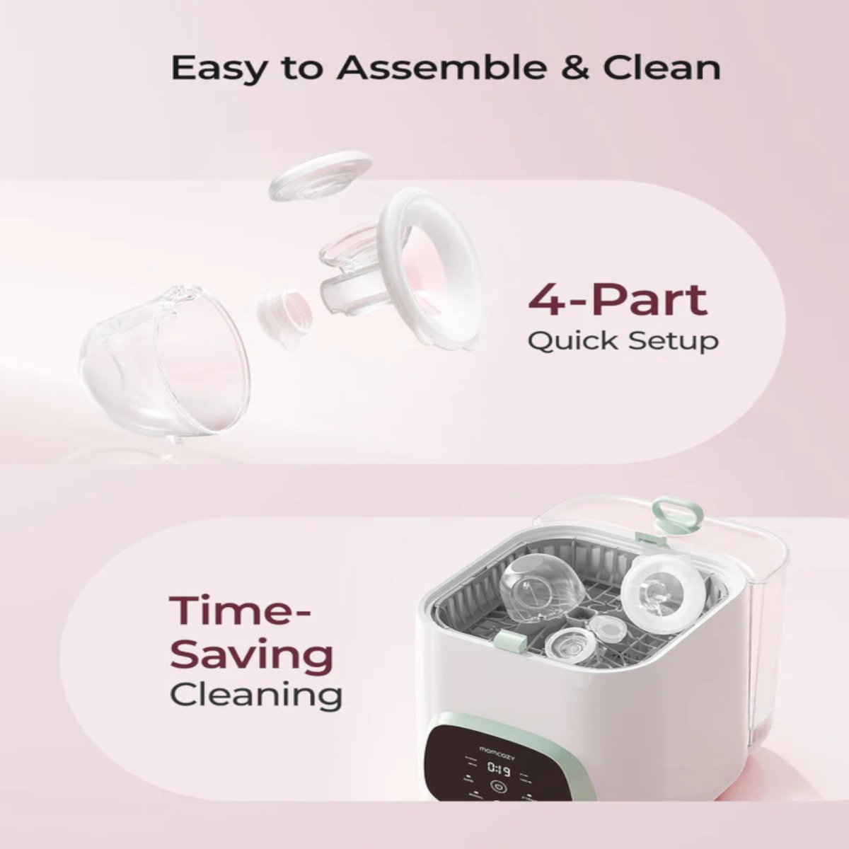 Hands-Free Breast Pump White - S12 Pro Quick