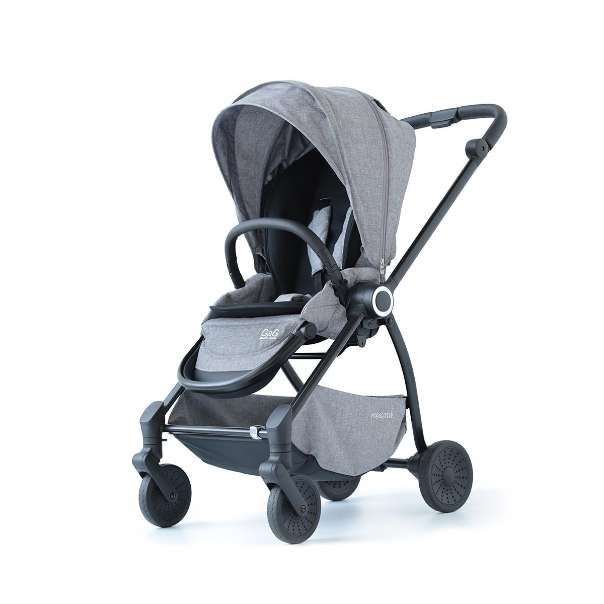 Hopscotch Stroller - Salt & Pepper