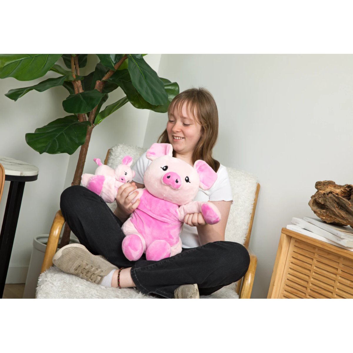 Hug Baby Harper the Pig