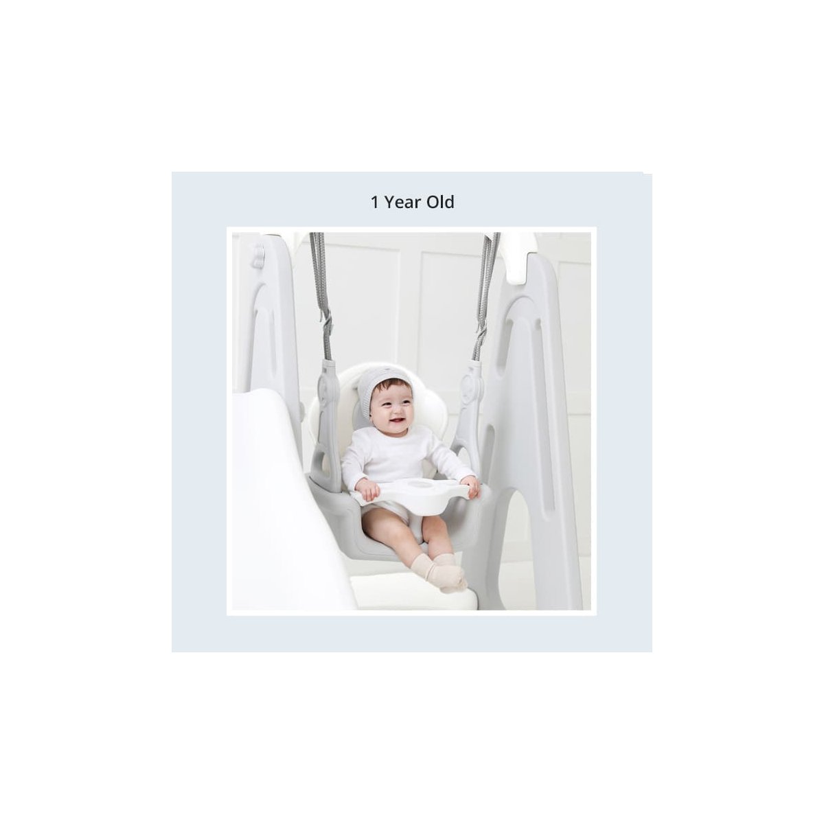 Balance Swing Slide Grey White