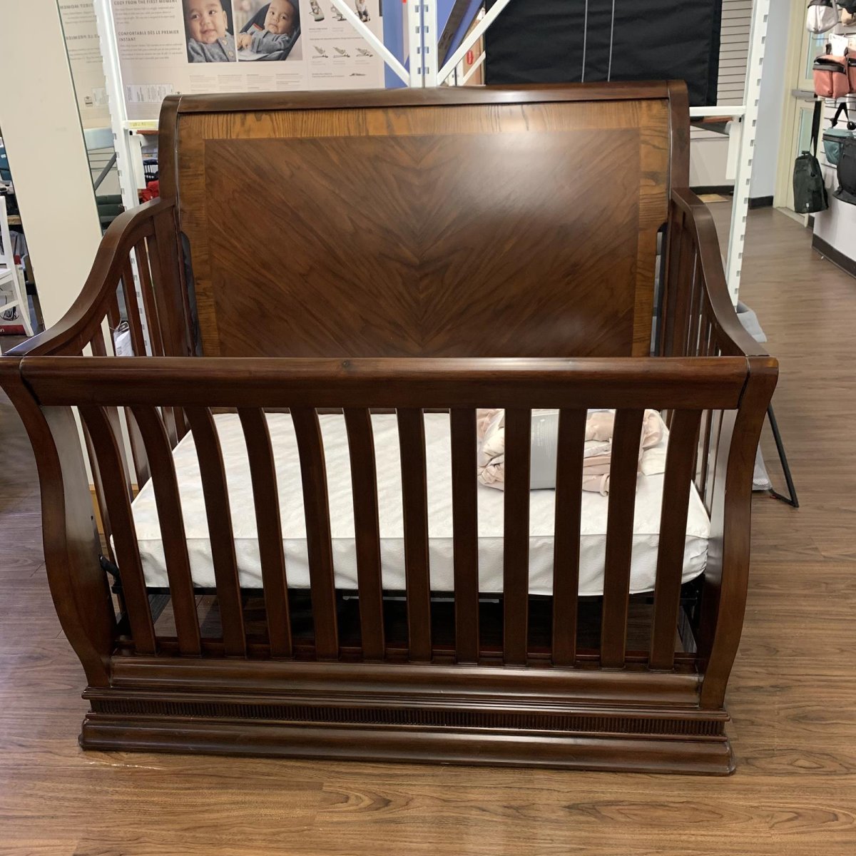 Munire Furniture Park Ave. Lifetime Crib Cinnamon Open Box