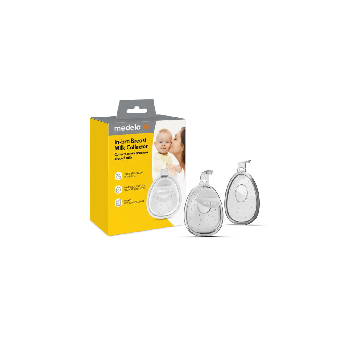 In-bra Breast Milk Collector 2ct