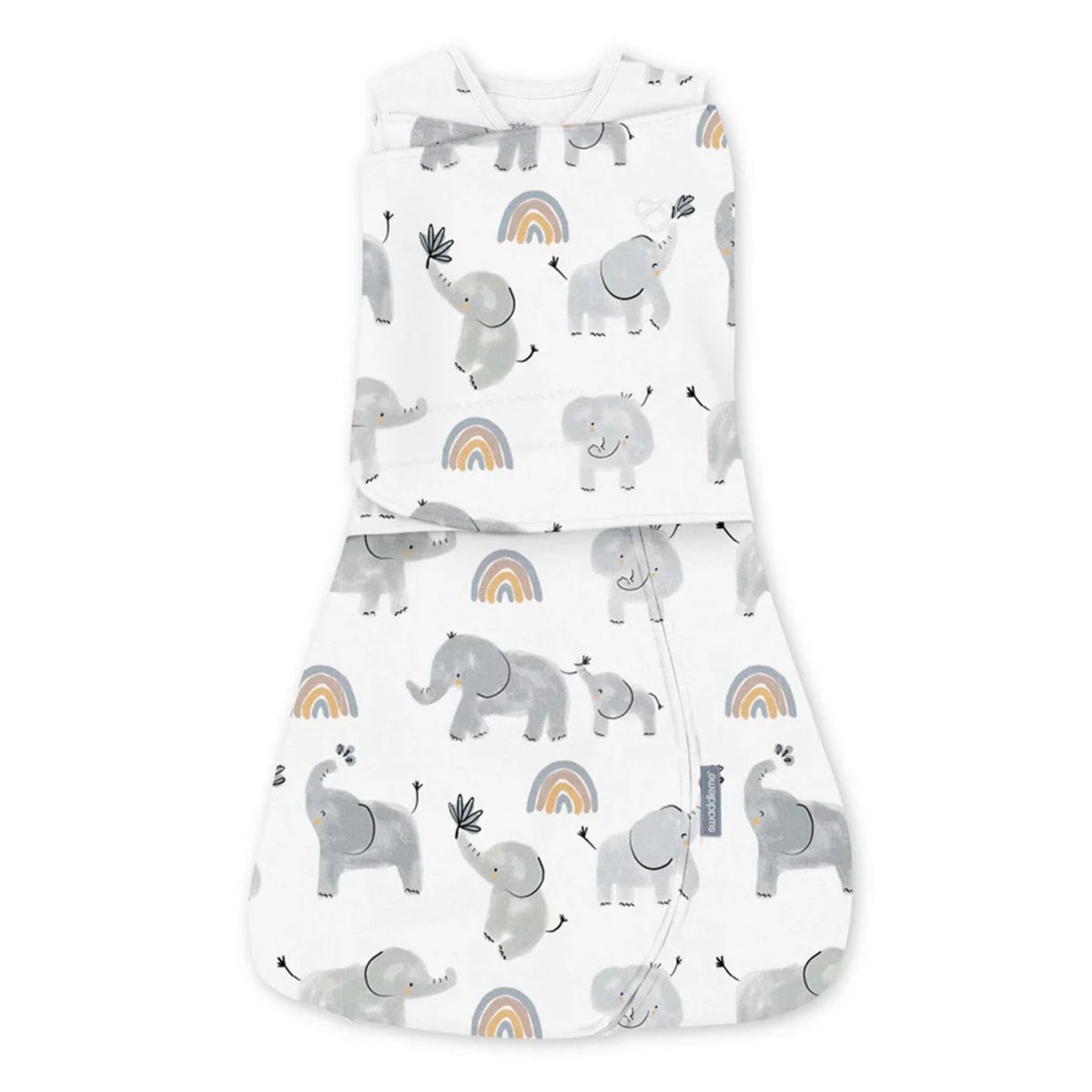 SwaddleMe Arms Free Convertible Swaddle Stage 2 - Elephant 3 - 6m