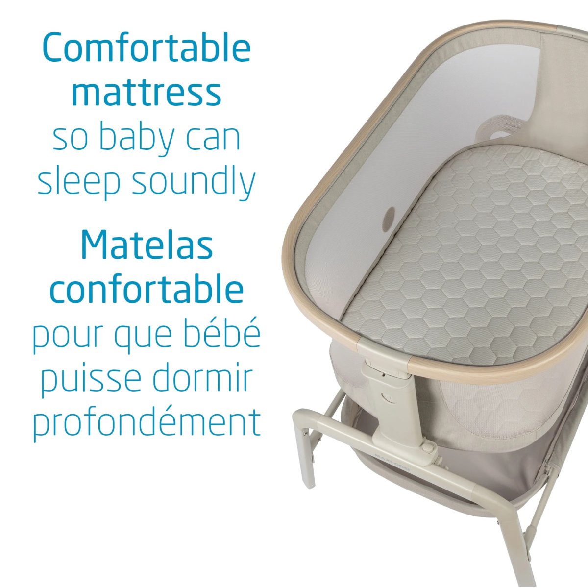 Iora Bedside Bassinet - Beyond Graphite