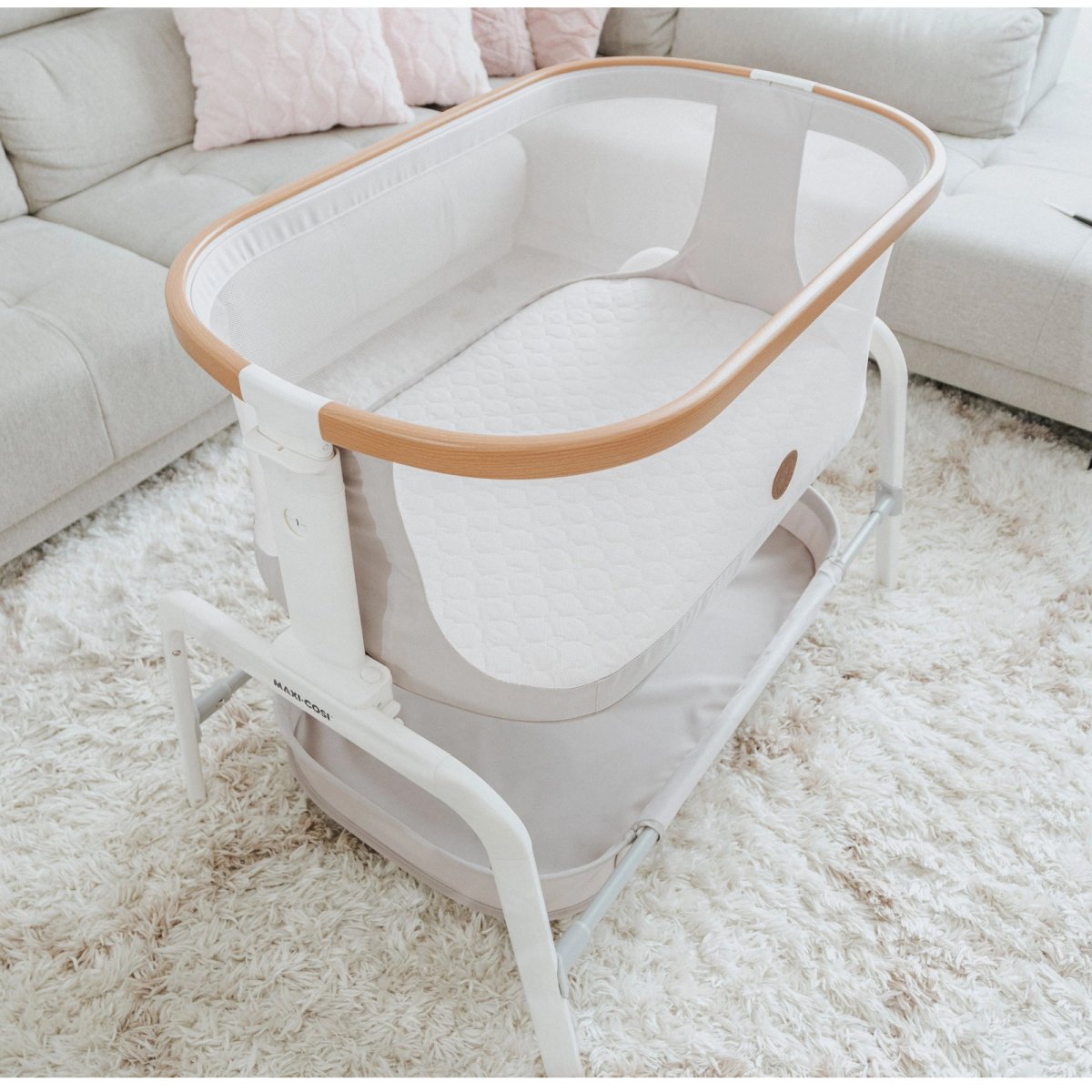 Iora Bedside Bassinet - Beyond Graphite