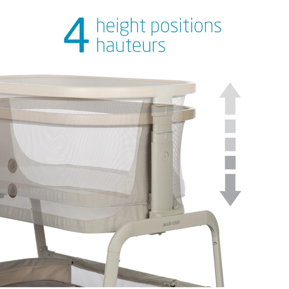 Iora Bedside Bassinet - Beyond Graphite