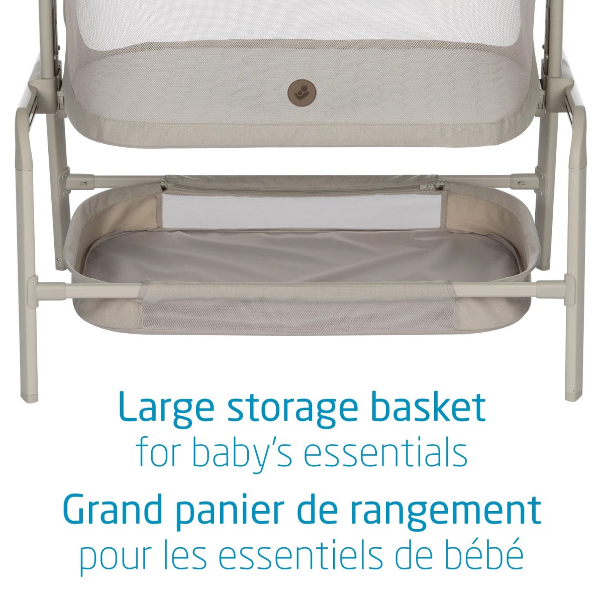 Iora Bedside Bassinet - Beyond Graphite