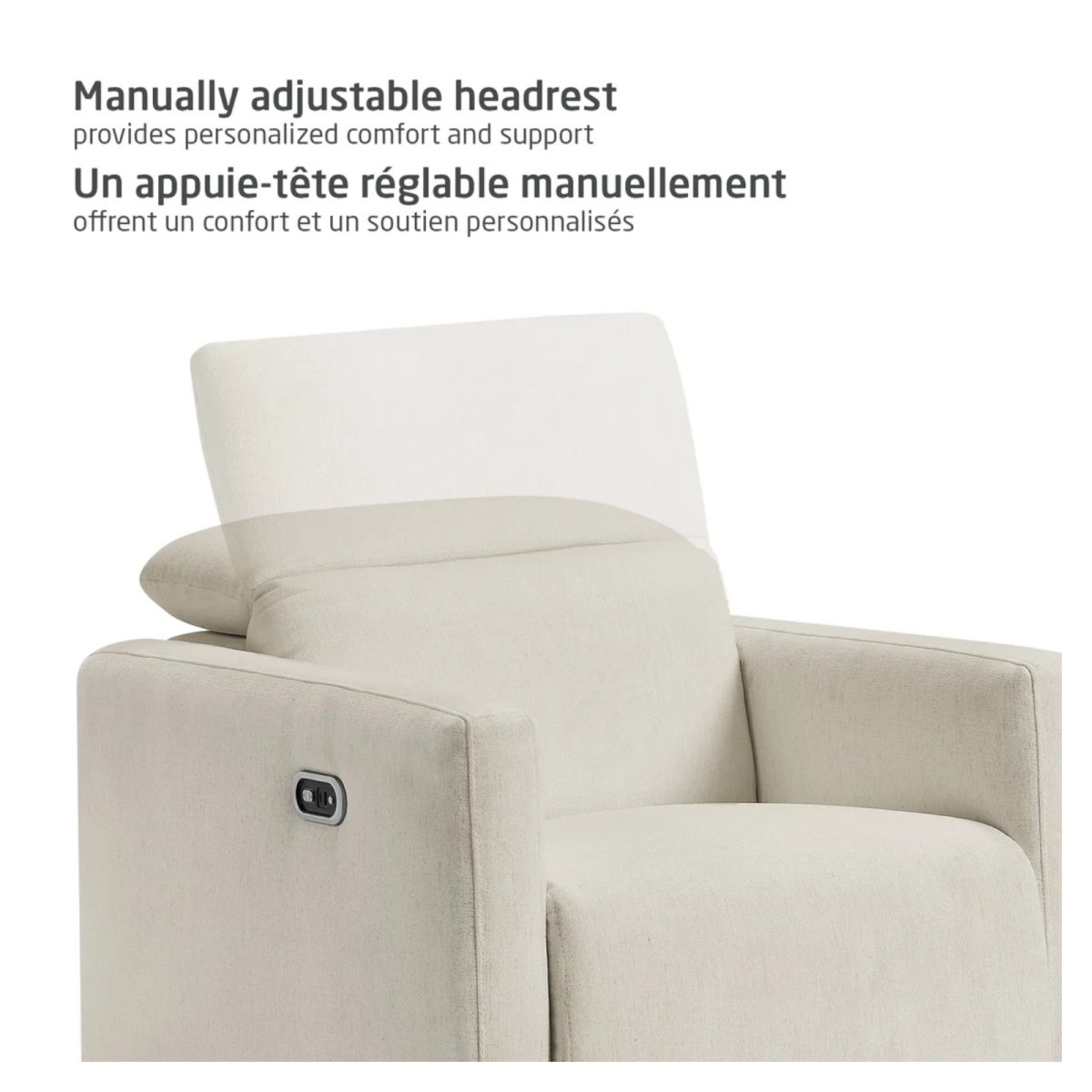 Isla Cloud Power Recliner - Vanilla