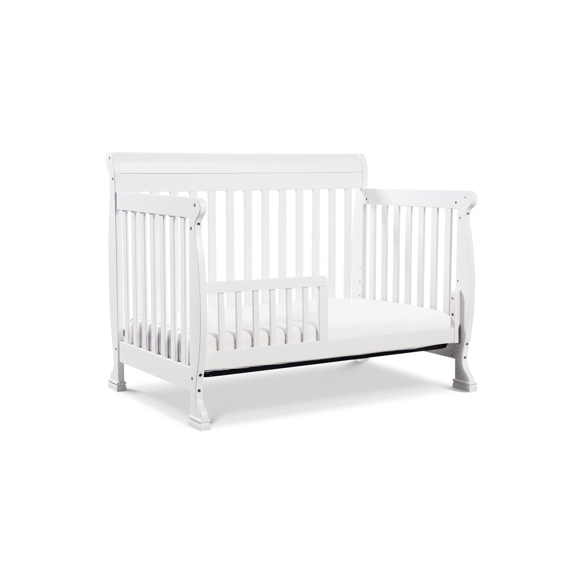 Kalani 4 In 1 Convertible Crib - White 