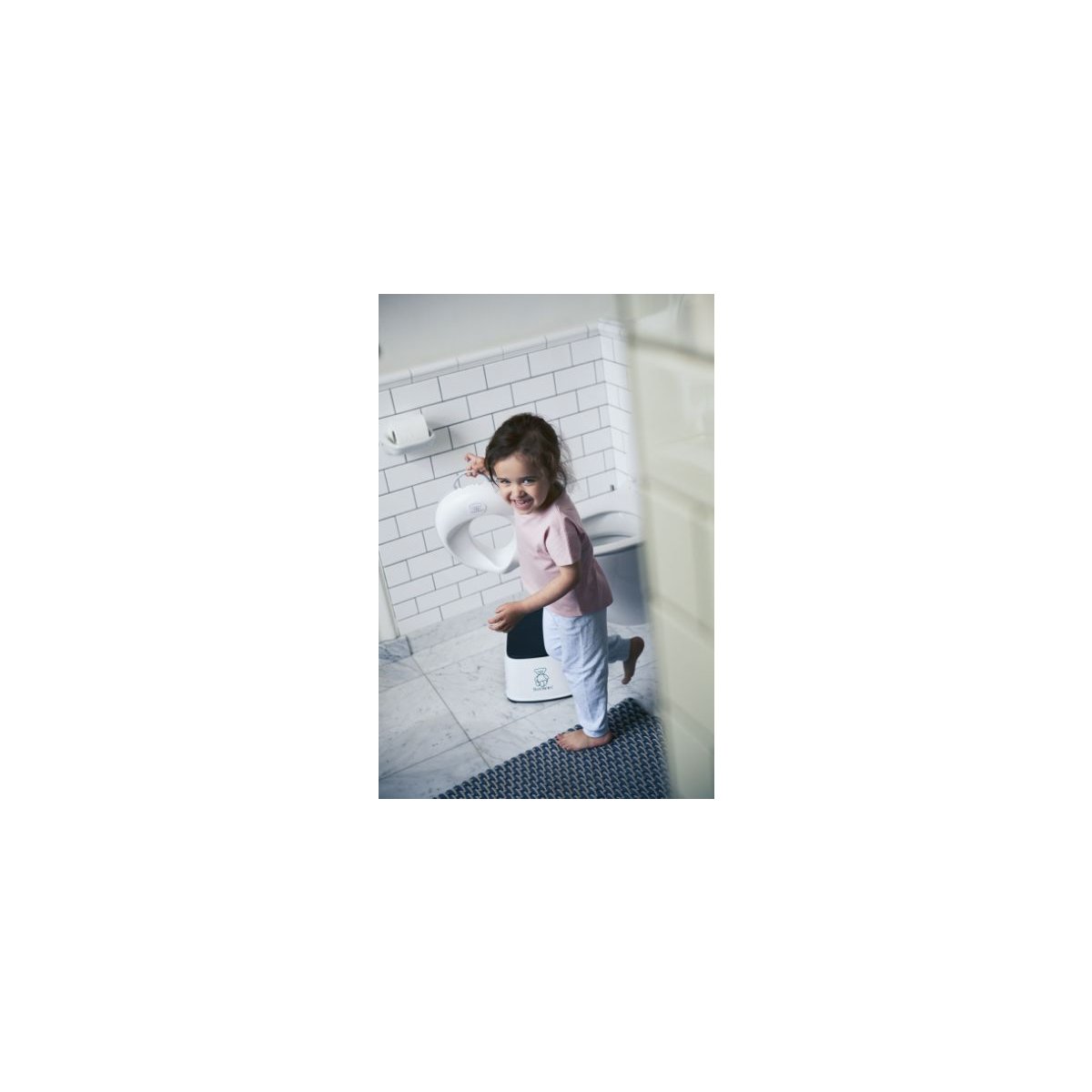 Toilet Trainer - White And Grey