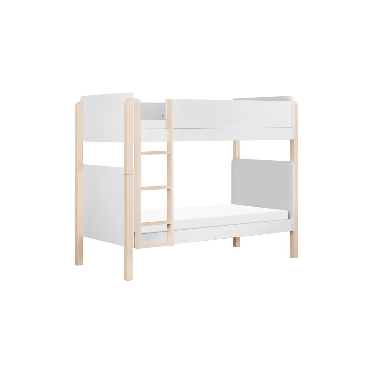 Tiptoe Bunk Bed - White Washed Natural