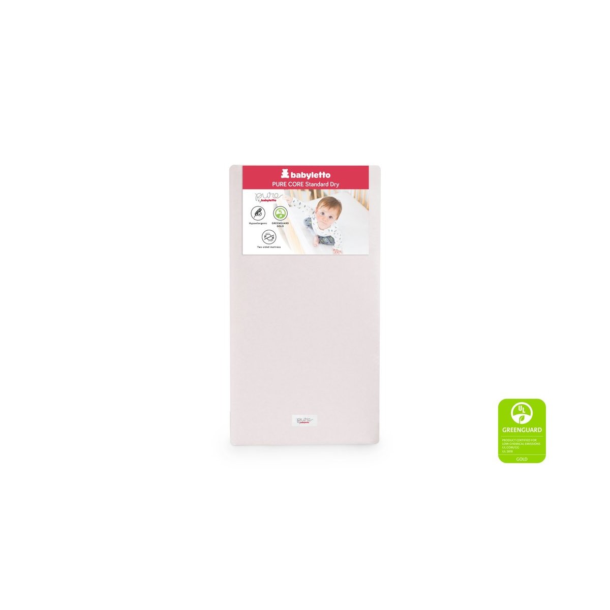 Pure Core Crib Mattress With Dry Waterproof Cover