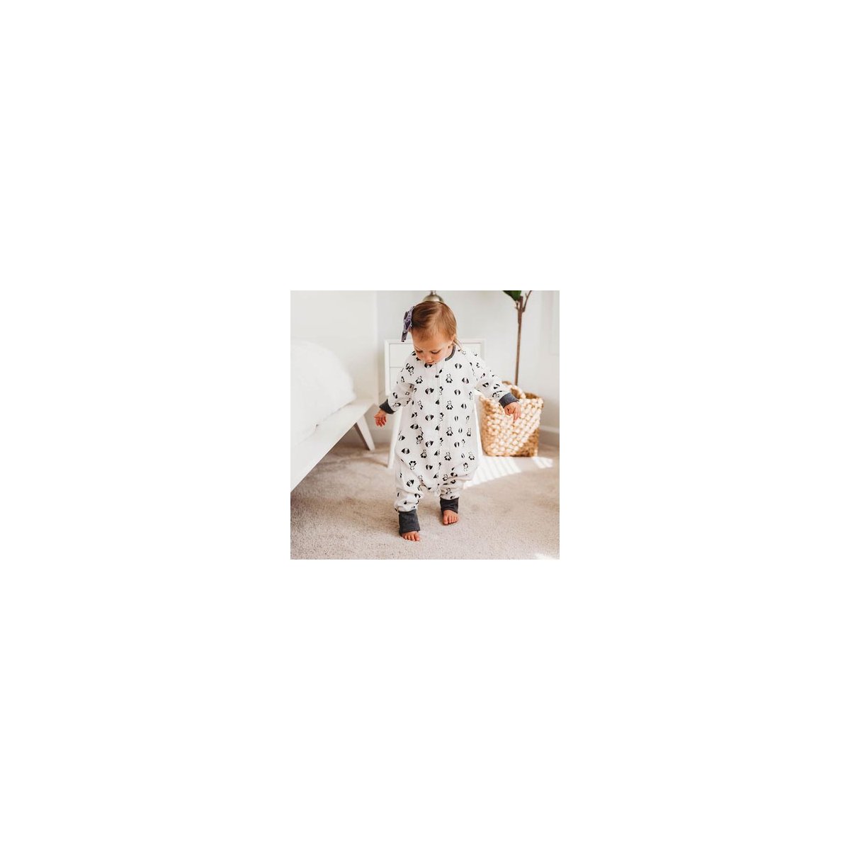 Bamboo Long Sleeve Cozy Sleep Suit 2.5 Tog - Panda