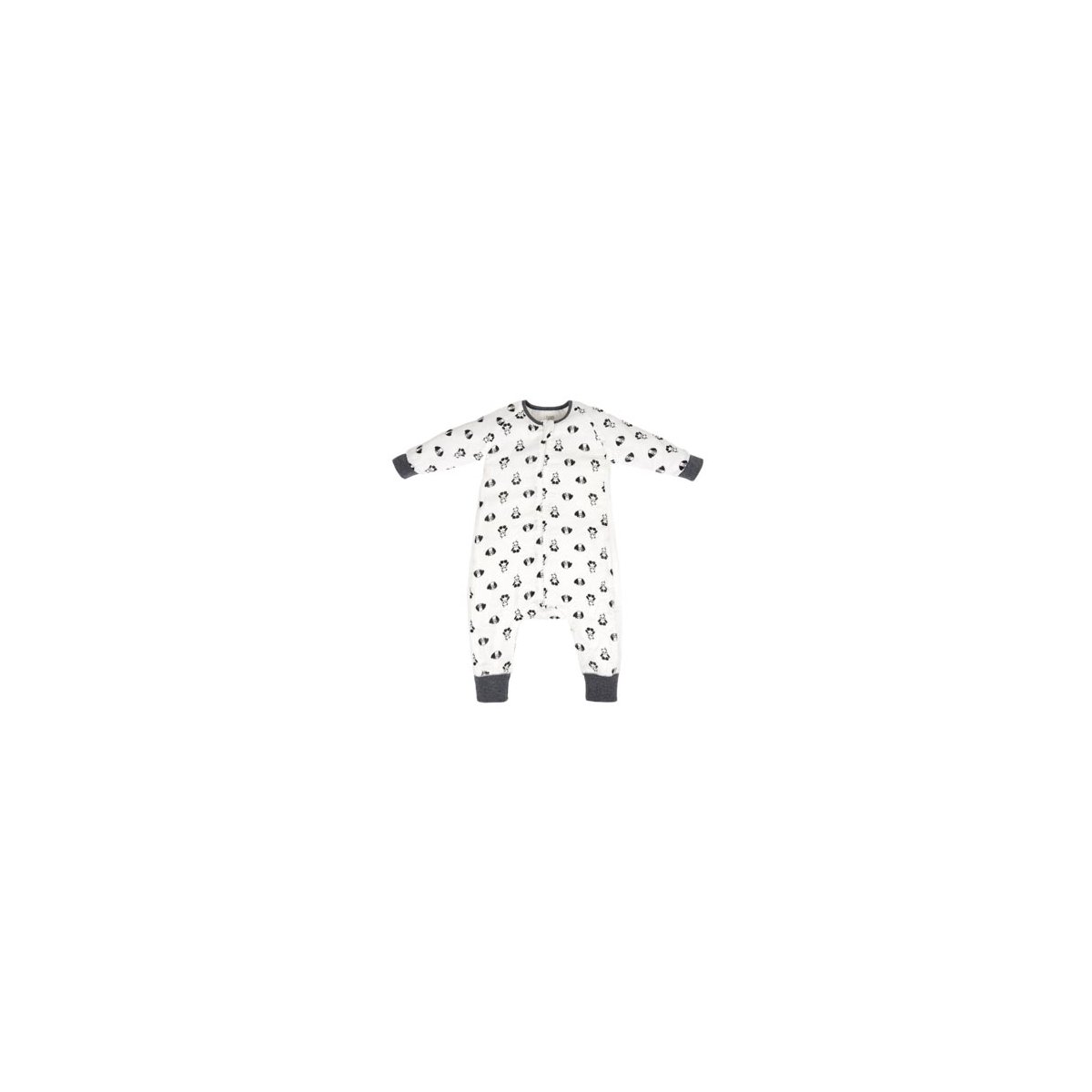 Bamboo Long Sleeve Cozy Sleep Suit 2.5 Tog - Panda