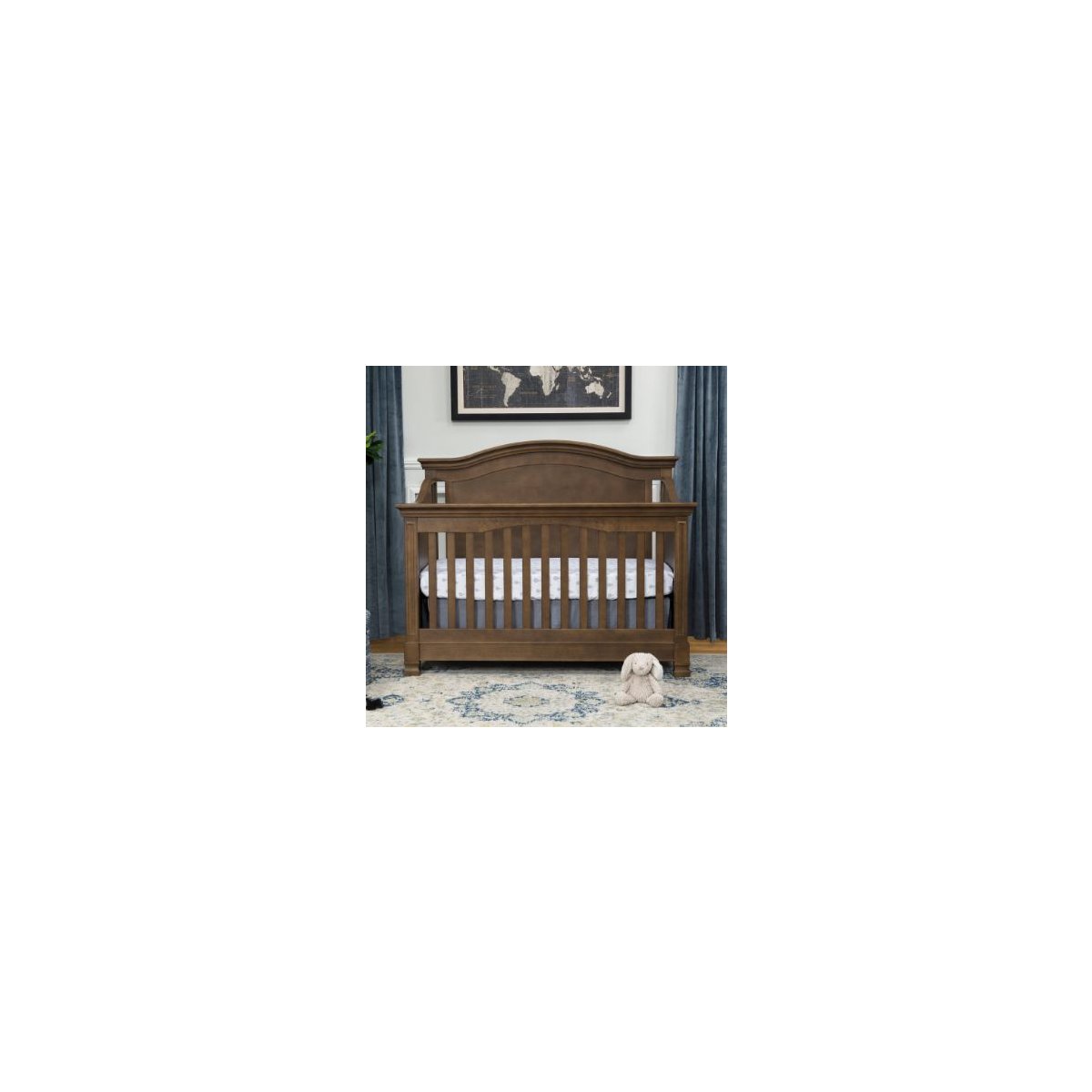 Louis 4 in 1 Convertible Crib - Mocha