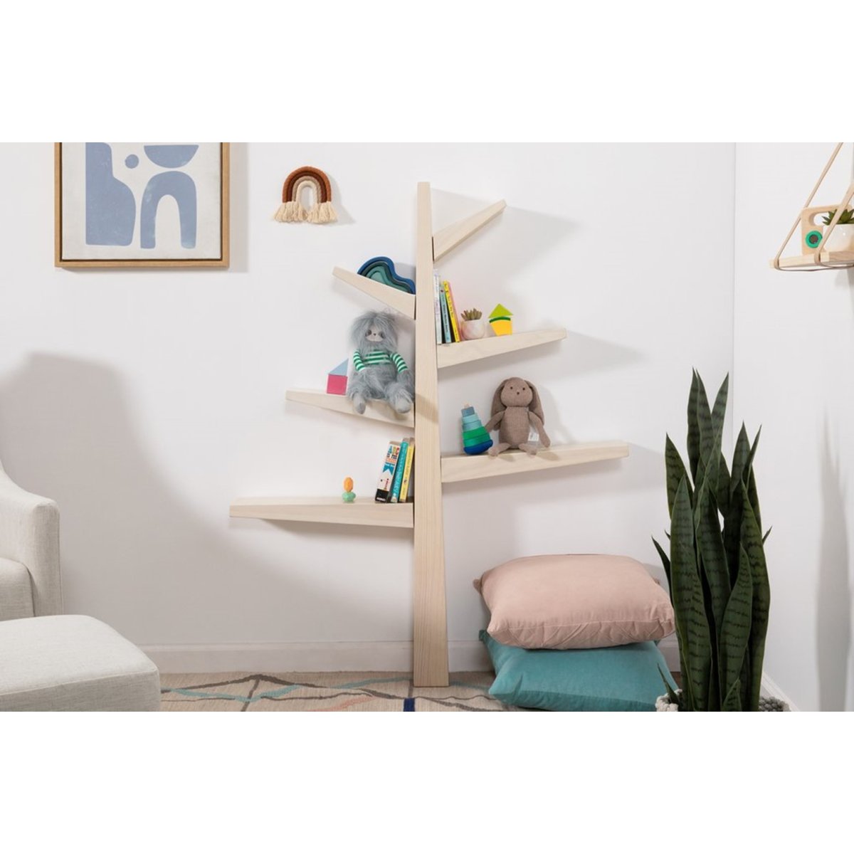 Spruce Tree Bookcase - Washed Natural