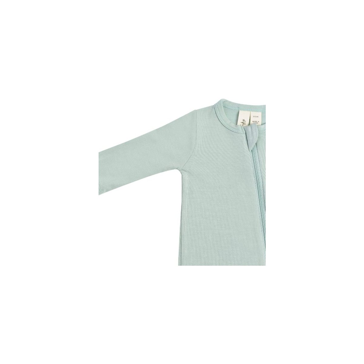 Zippered Footie - Sage