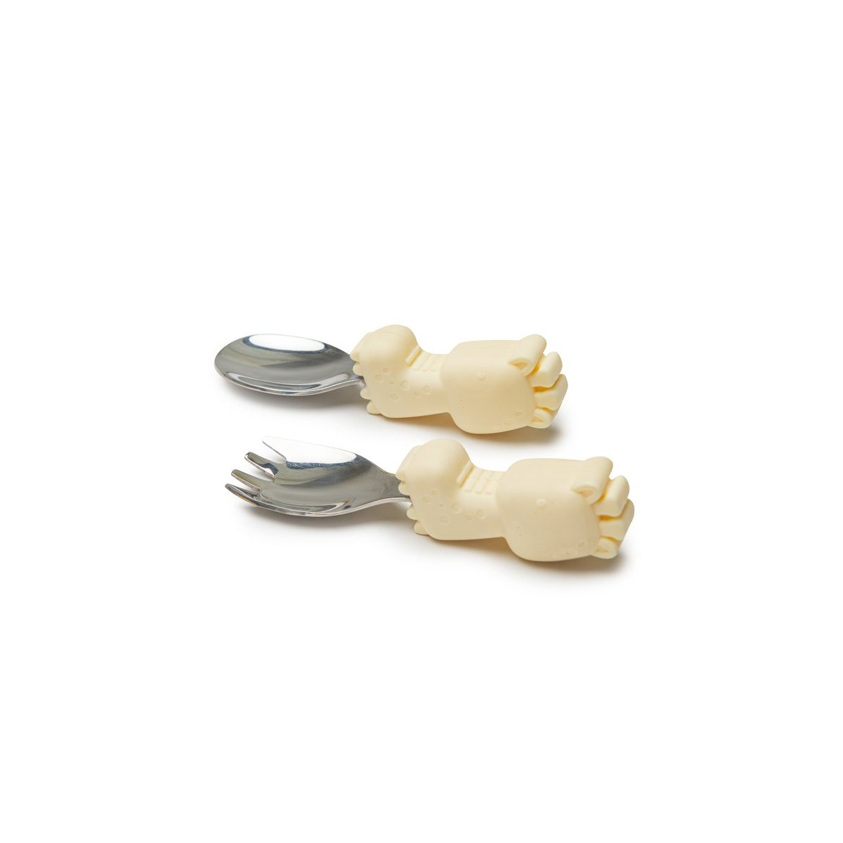 Learning Spoon/Fork Set - Giraffe/Sunny Yellow