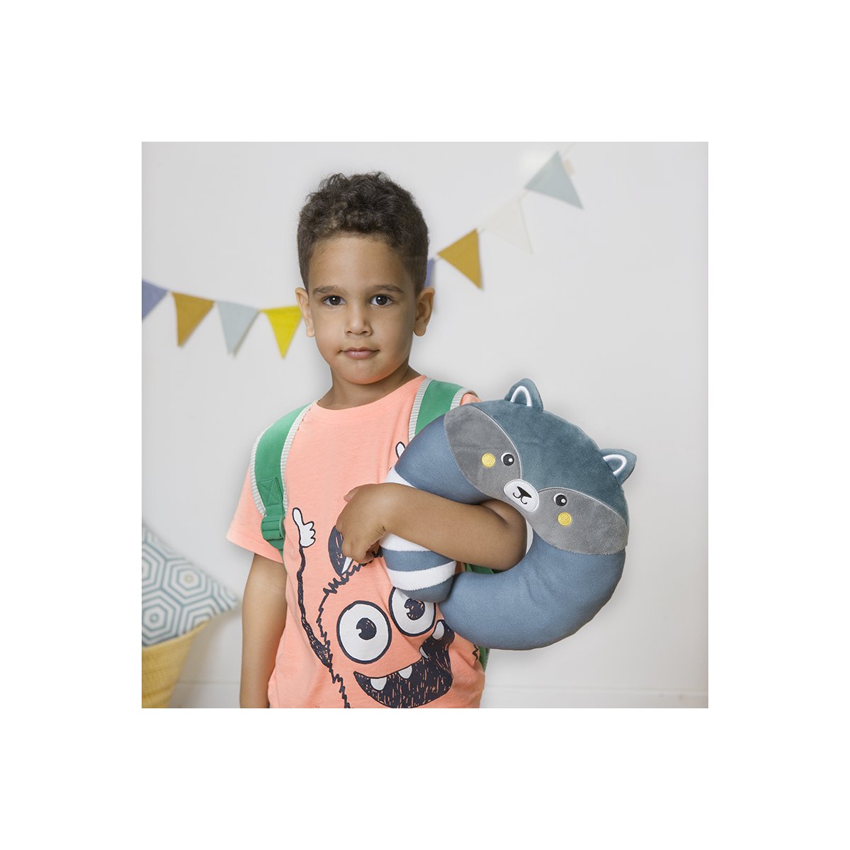 Headrest Cushion - Racoon