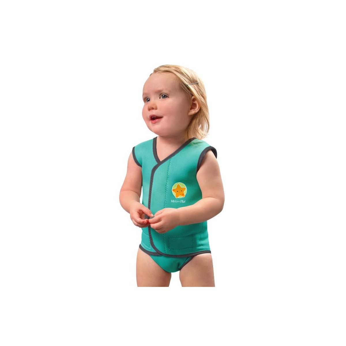 Wrap Neoprene Baby Wetsuit - Aqua