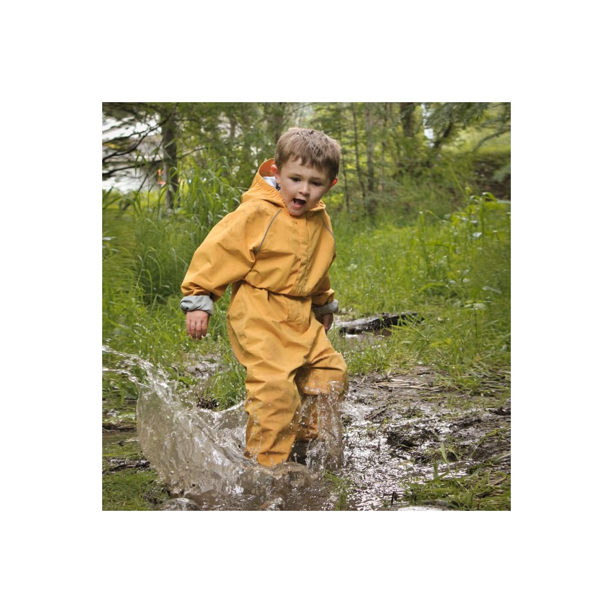 Puddle-Dry Waterproof Play Suit - Yellow