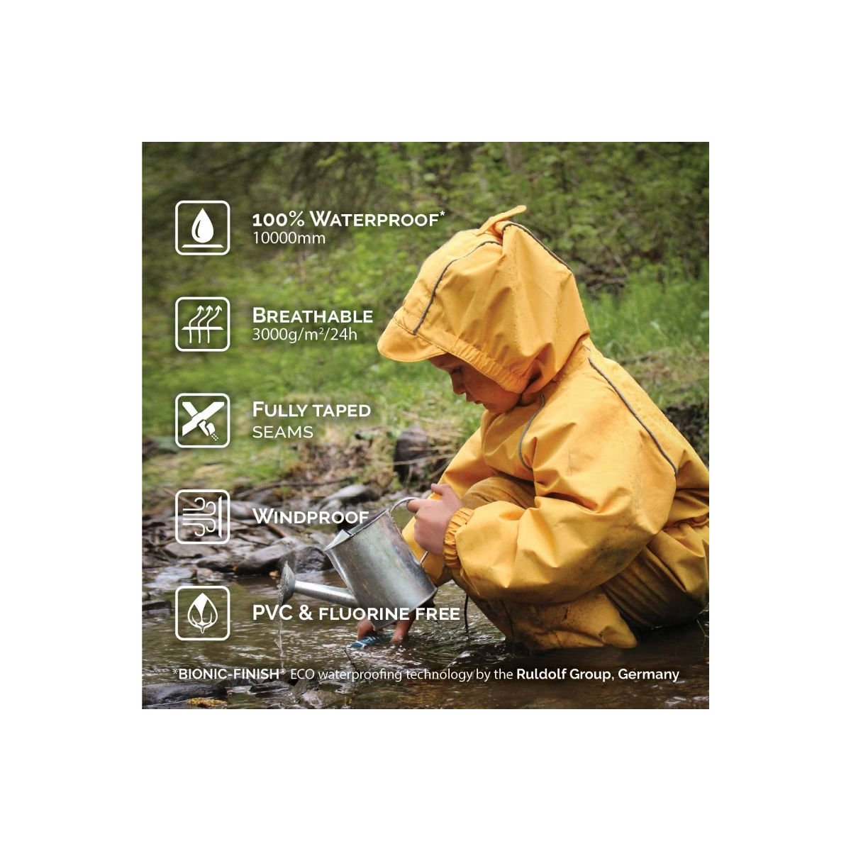 Puddle-Dry Waterproof Play Suit - Yellow