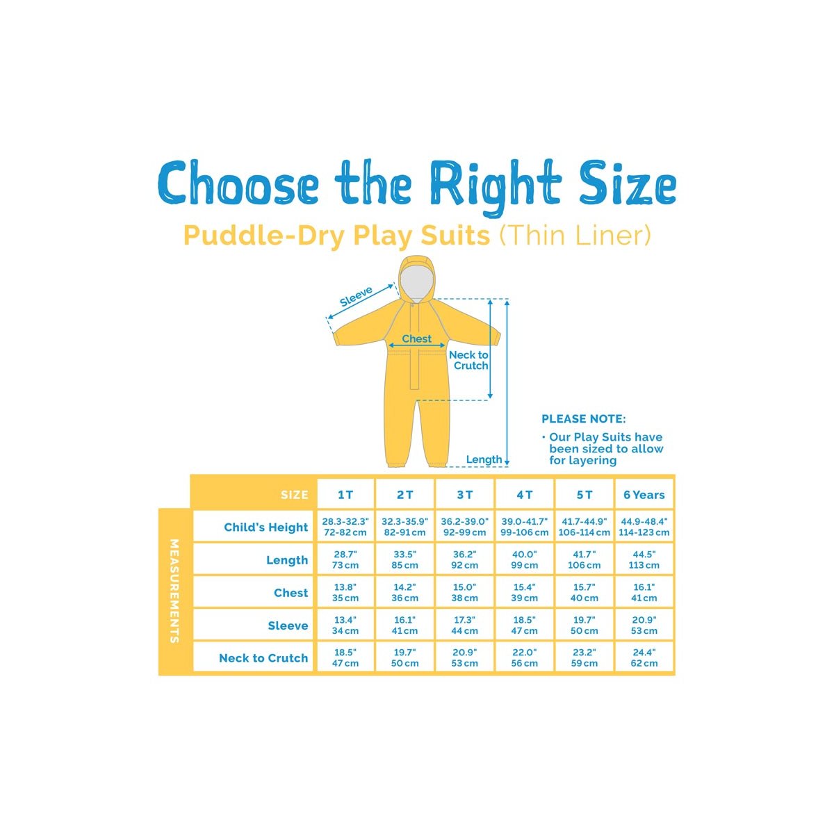 Puddle-Dry Waterproof Play Suit - Yellow