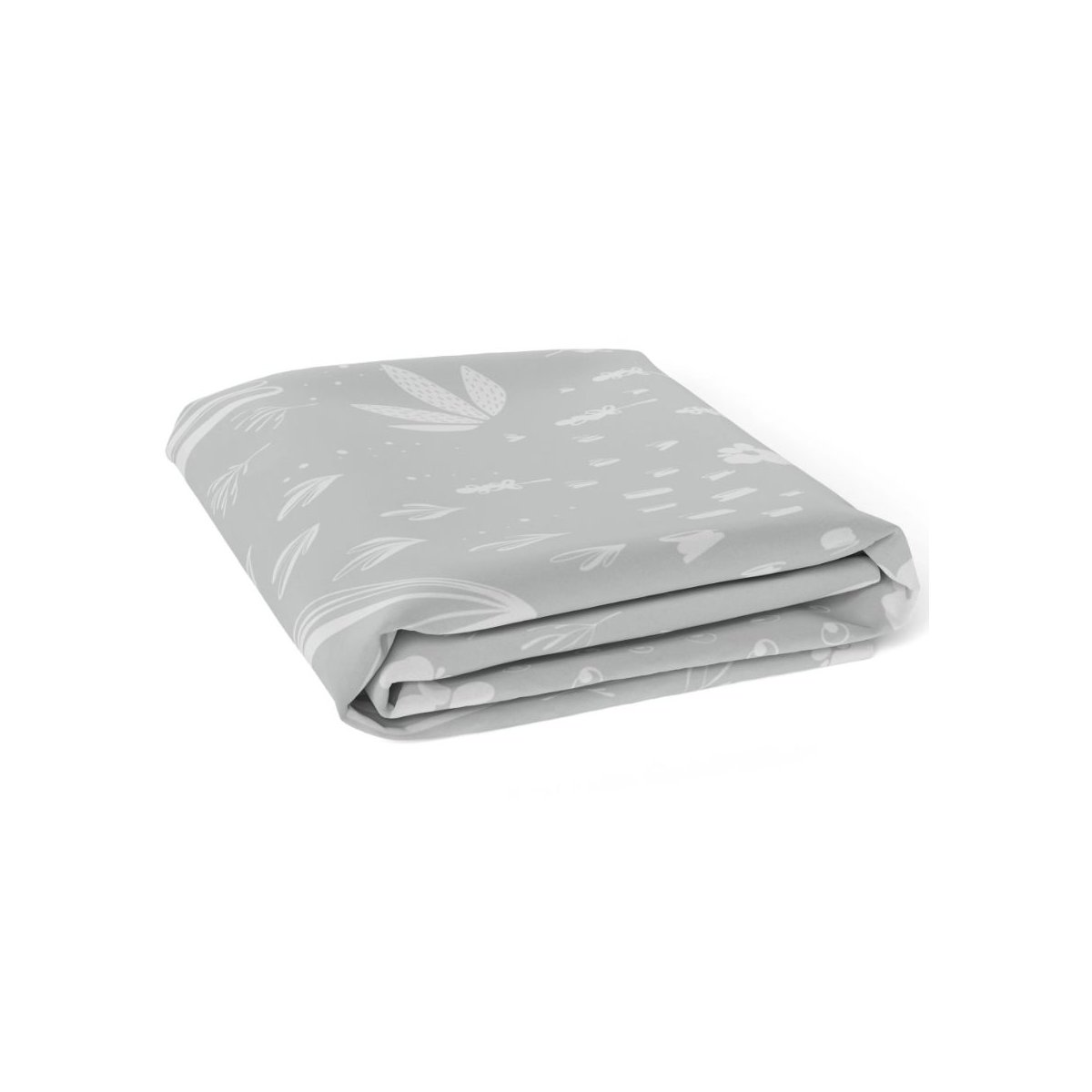 Percale Dream Crib Sheet - Bunny Grey