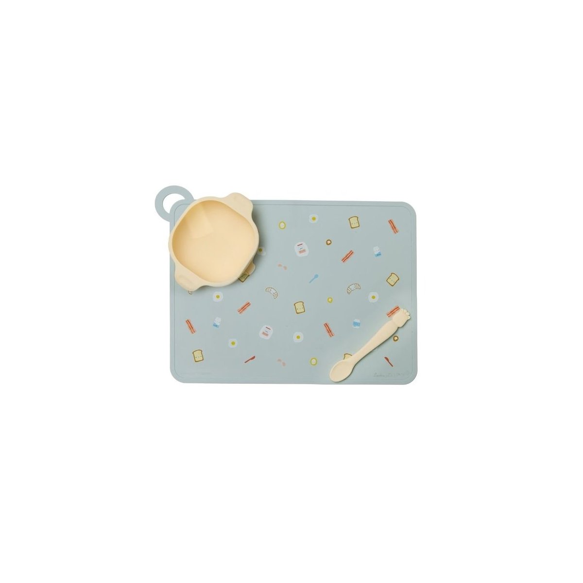 Silicone Placemat Printed - Breakfast