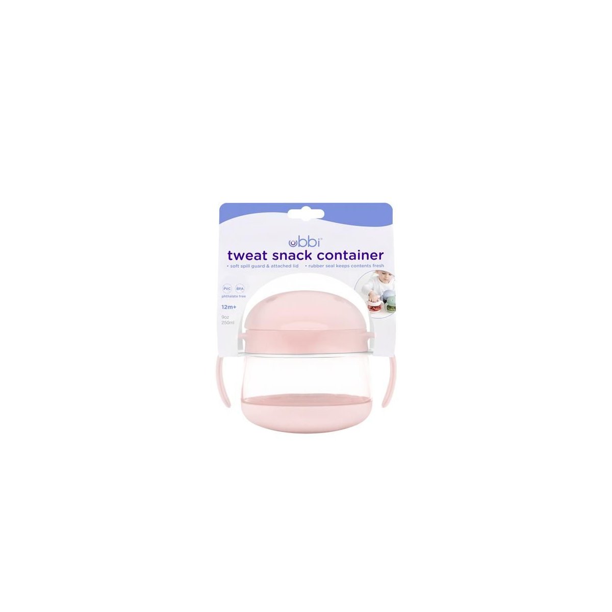Tweat Snack Container - Blush Pink