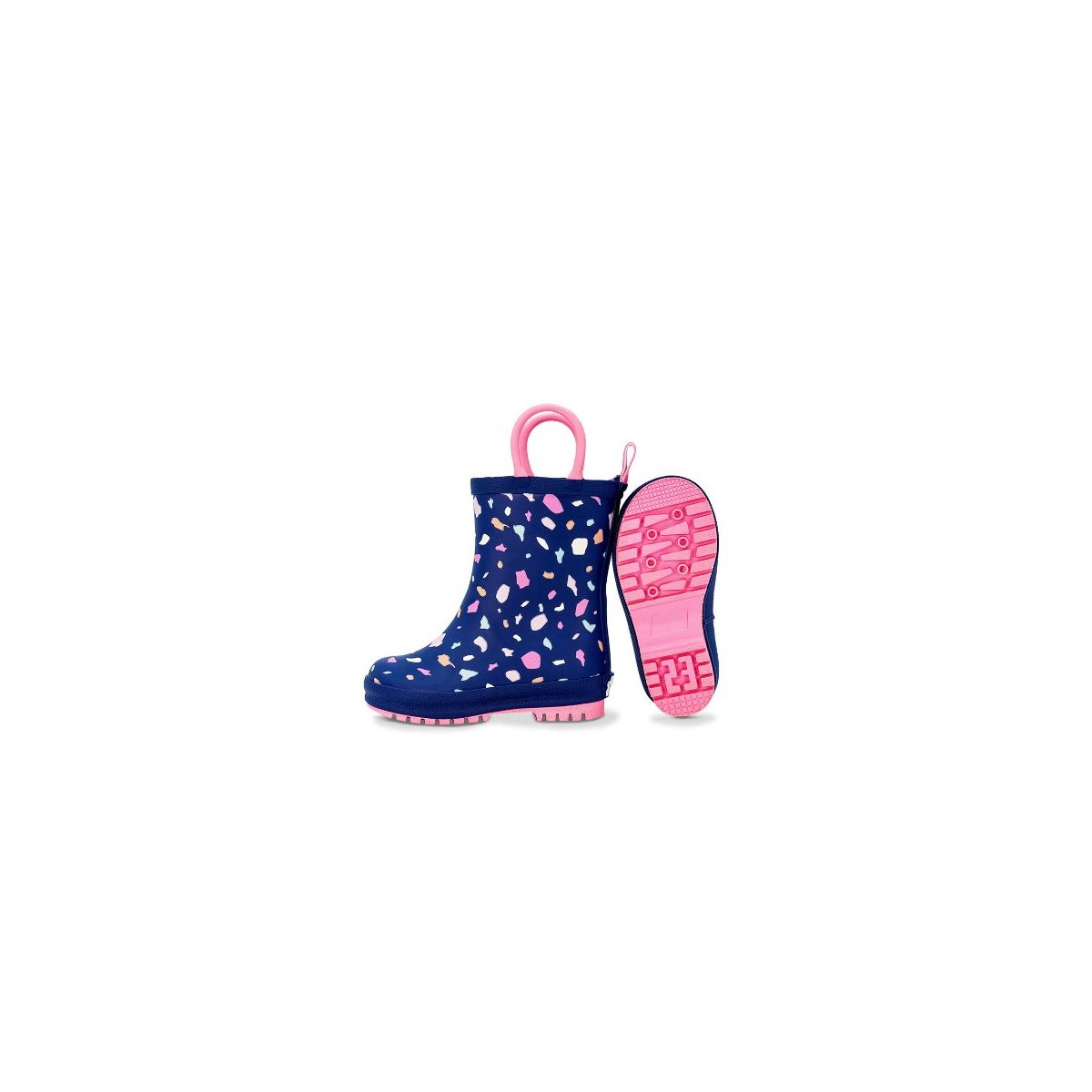 Puddle-Dry Rain Boots - Terrazzo