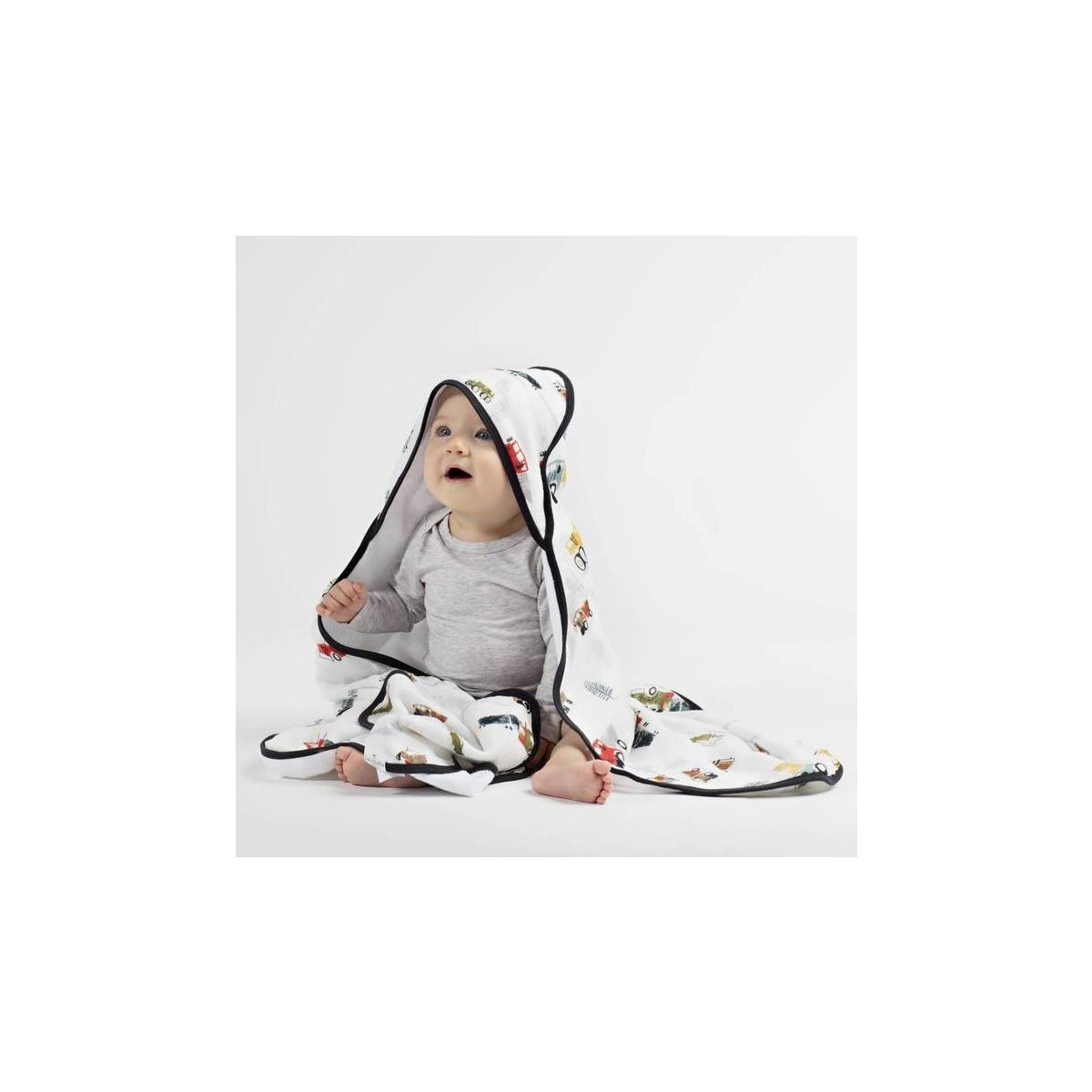 Hooded Towel Set - Happy Trucks