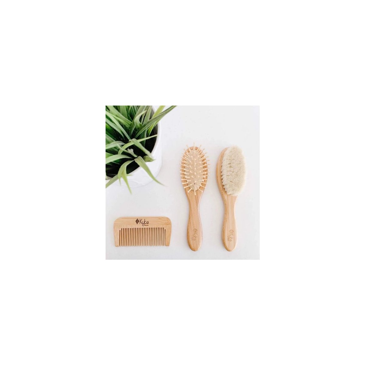 Bamboo 3 Piece Infant Brush Set