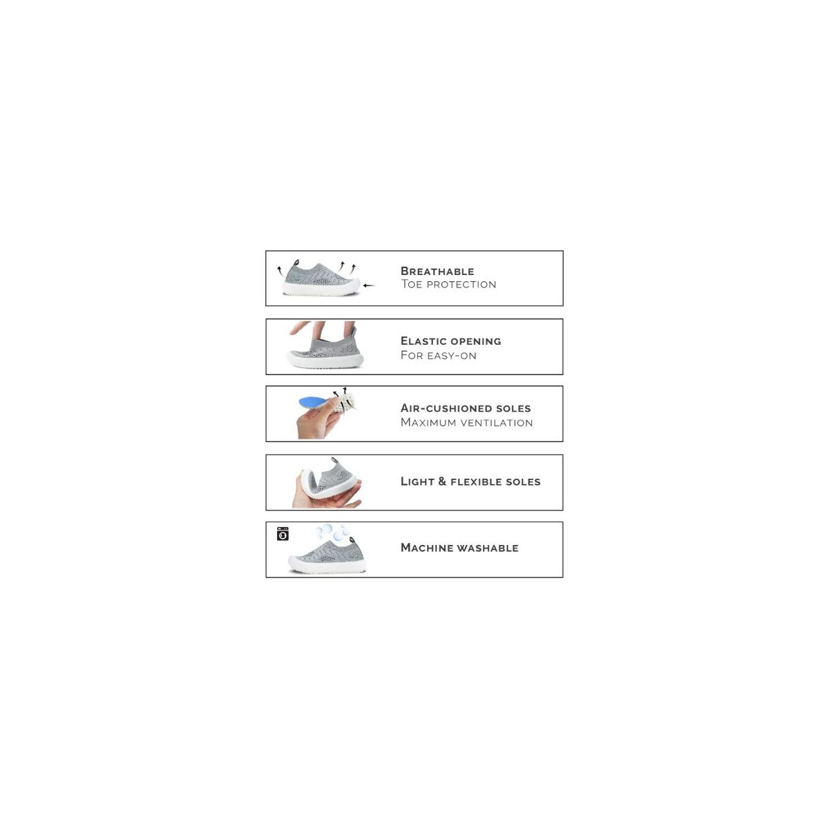 Breeze Knit Shoes - Grey 2022