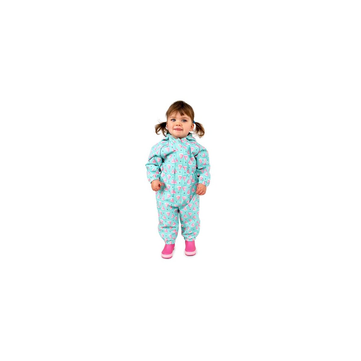 Puddle-Dry Waterproof Play Suit - Watermelon