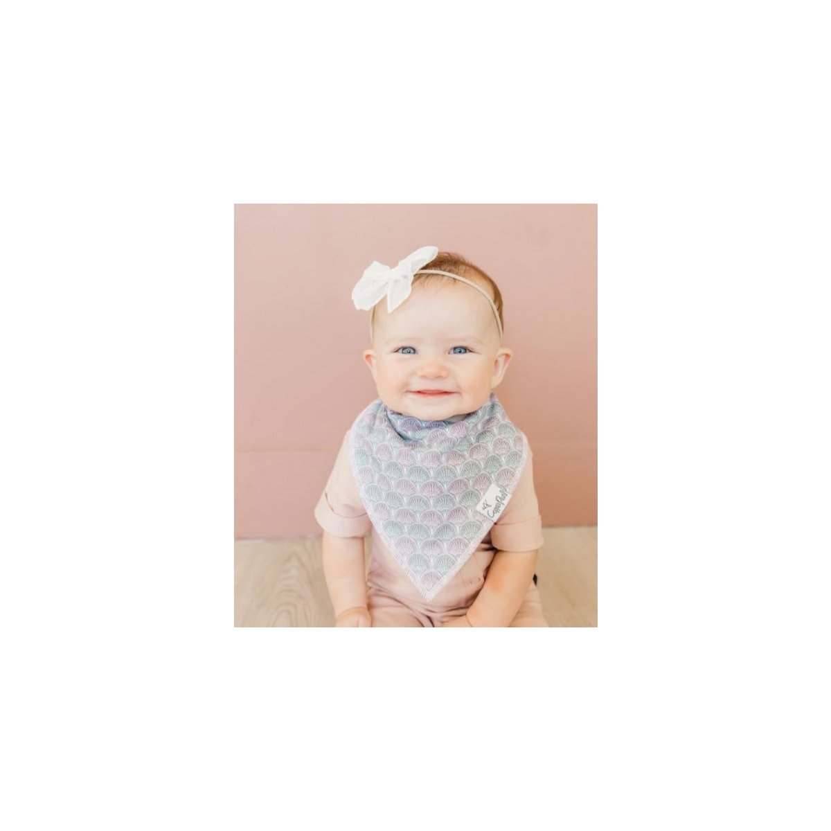 Bandana Bib Set 4 Pack - Coral