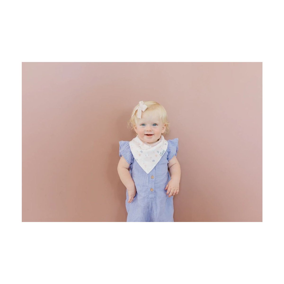 Bandana Bib Set 4 Pack - Coral