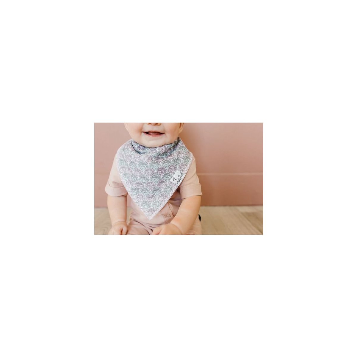 Bandana Bib Set 4 Pack - Coral
