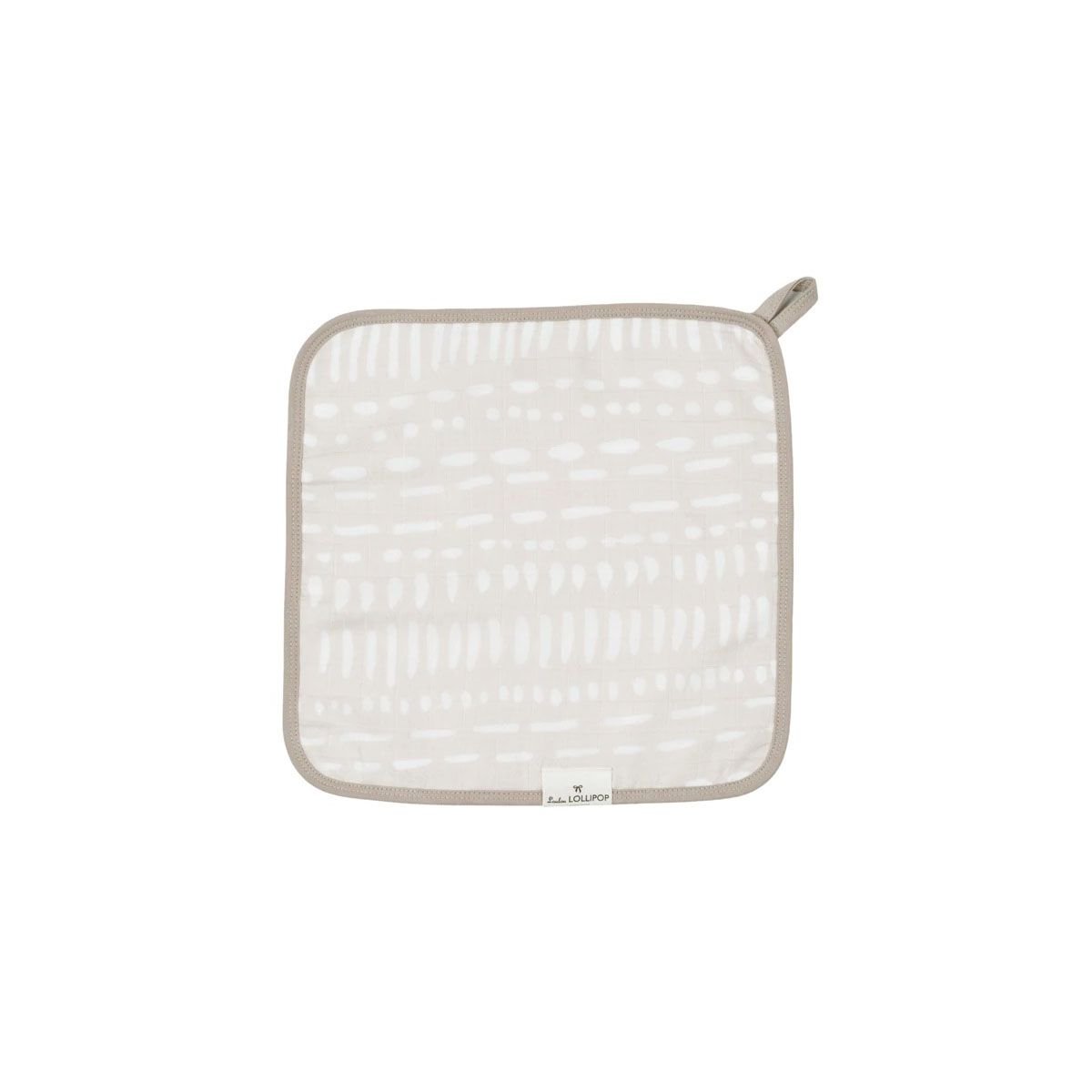 Deluxe Washcloth 3 Pack - Grey Mudcloth