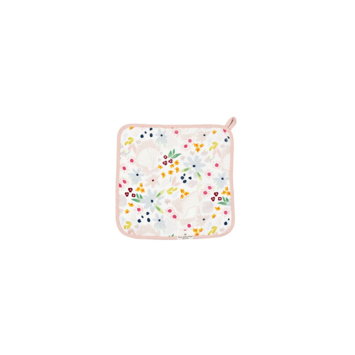 Deluxe Washcloth 3 Pack - Shell Floral