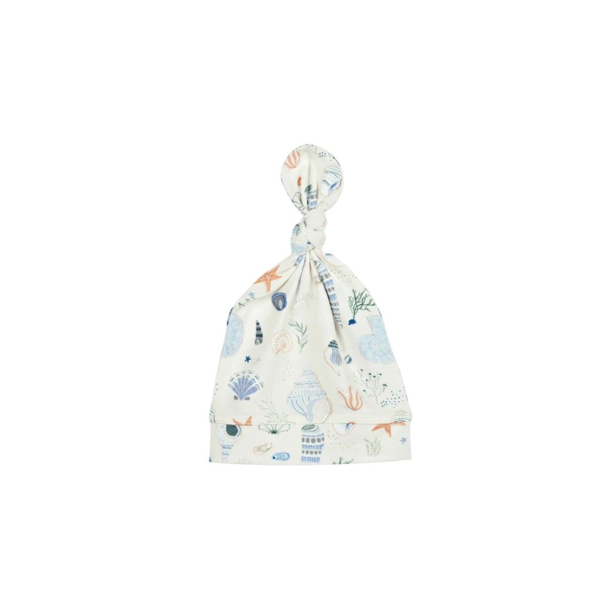 Top Knot Beanie Tencel - Seashells