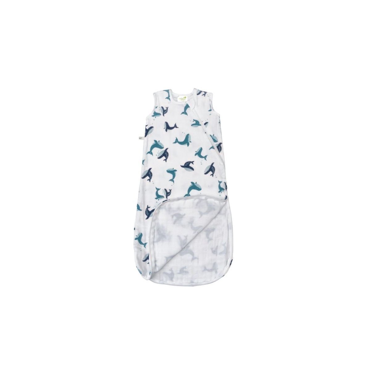 Cotton Muslin Sleep Bag 0.7 Tog - Sea