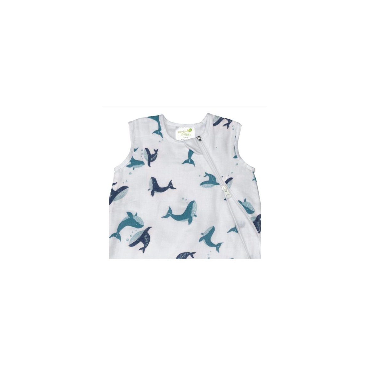 Cotton Muslin Sleep Bag 0.7 Tog - Sea