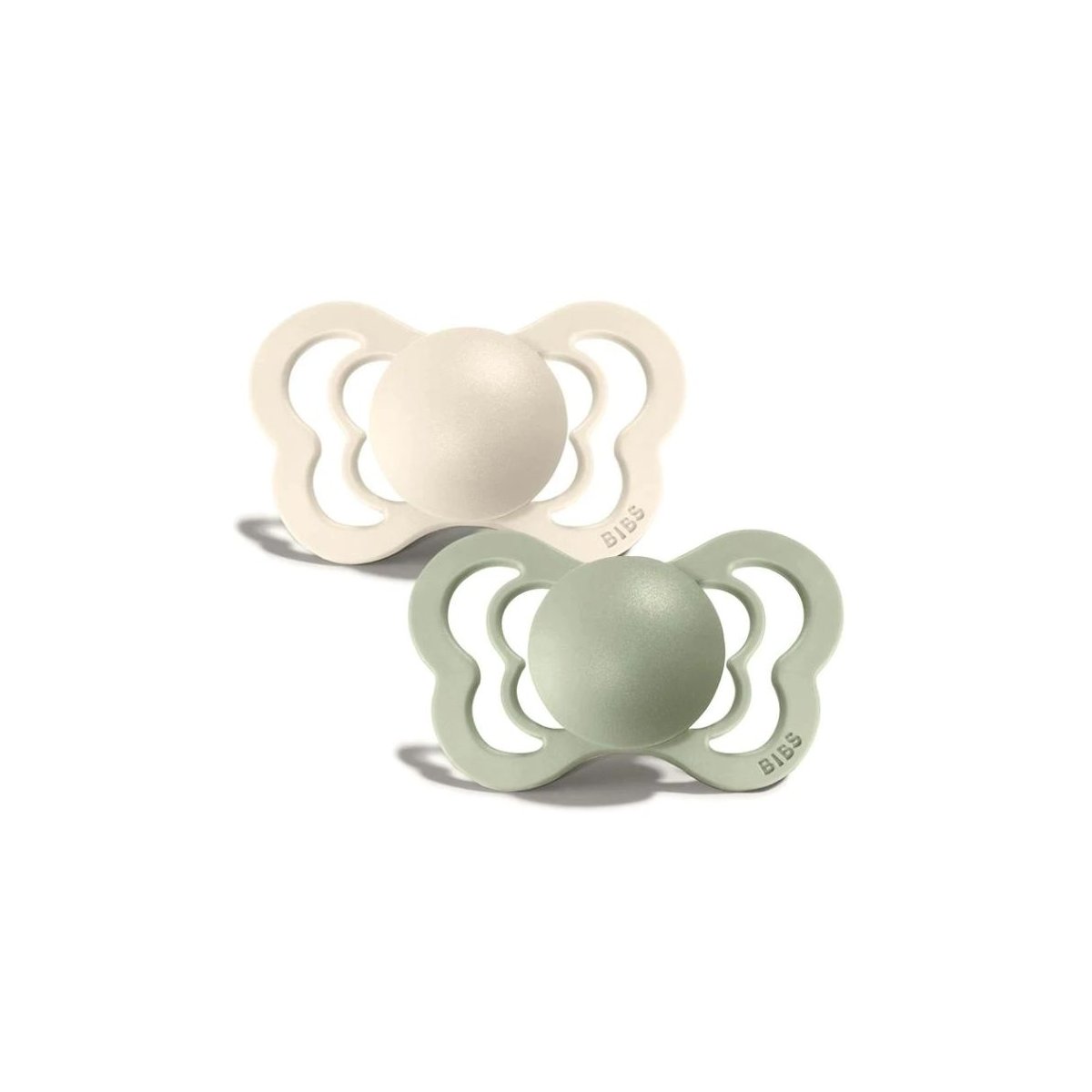 Couture Latex Pacifier 2 Pack - Ivory/Sage