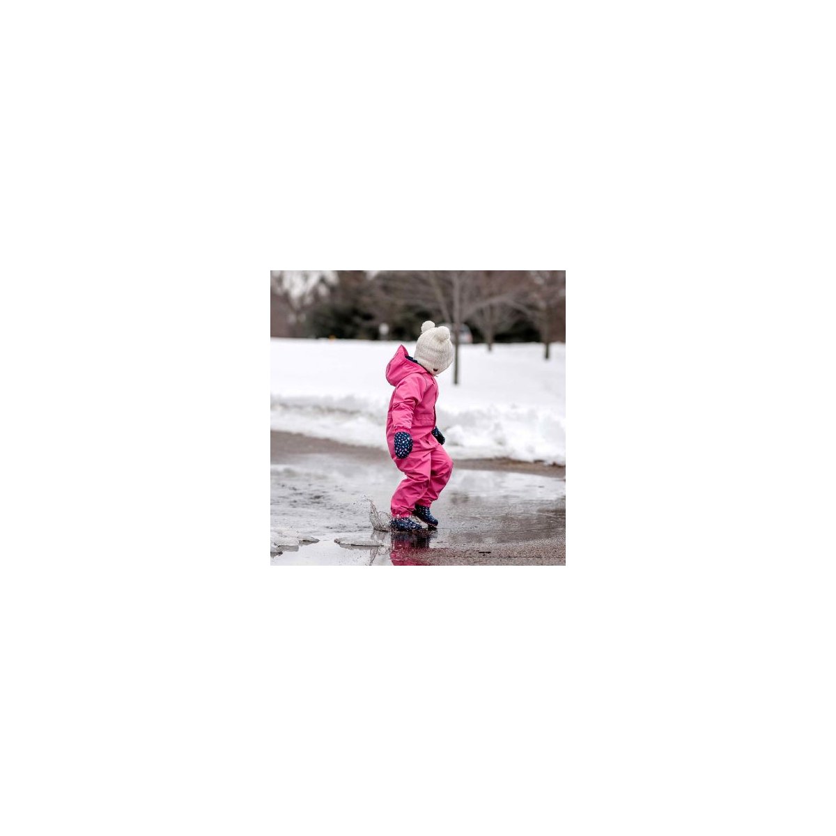 Cozy-Dry Waterproof Play Suit - Watermelon Pink