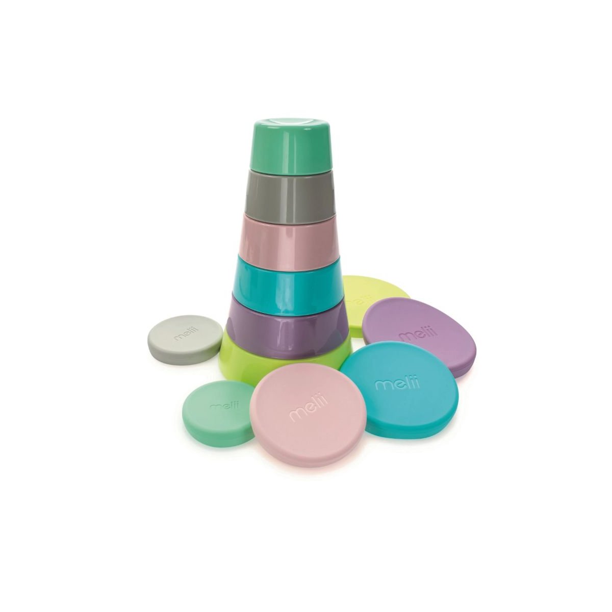 Stacking Containers with Silicone Lids